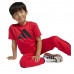 ADIDAS LK BL TEE JN8007 ΠΑΙΔΙΚΗ ΒΑΜΒΑΚΕΡΗ ΜΠΛΟΥΖΑ T.Shirt UNISEX  ΚΟΚΚΙΝΗ